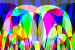 bubbles with blue background